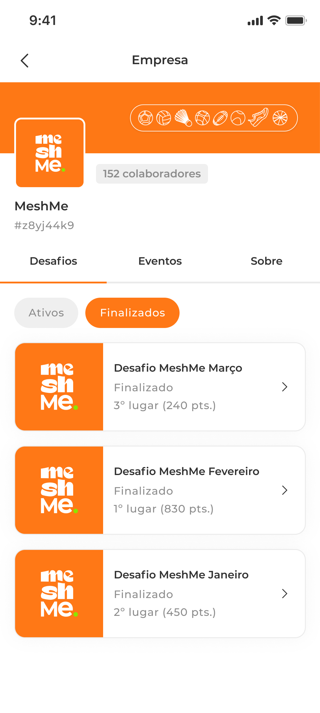 Crie o perfil da sua empresa e convide mais pessoas